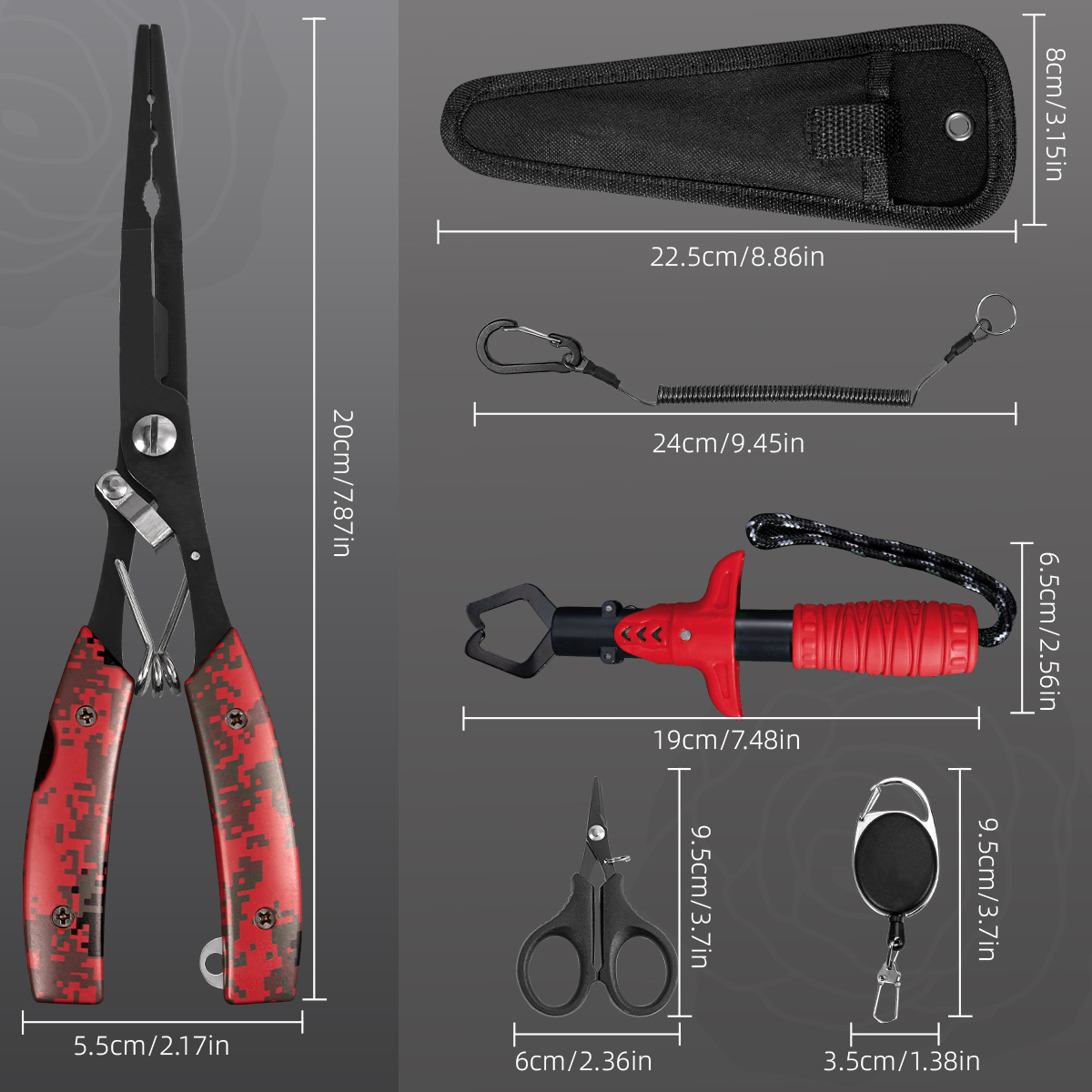 كماشة صيد وظيفية مصنوعة من الف - مراجعة Fishing Equipment Amazon وسعره