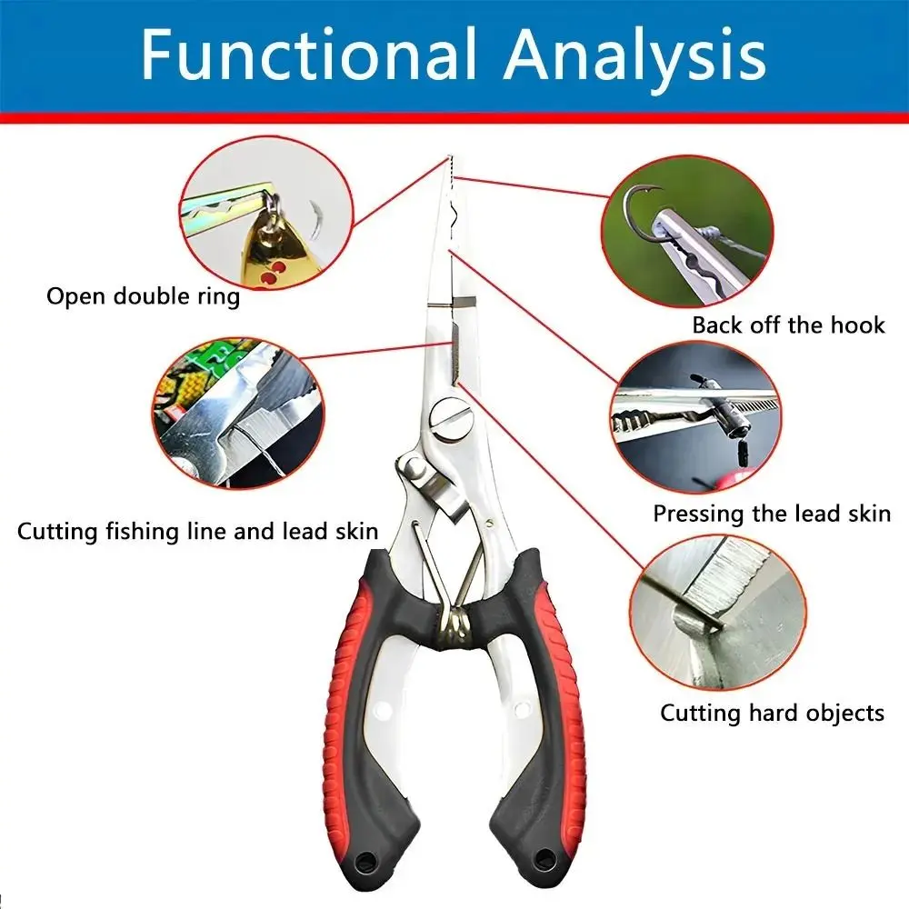 كماشة صيد من الفولاذ المقاوم ل - مراجعة Fishing Equipment Amazon وسعره